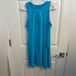 Blue Sleeveless Athletic Dress IBKUL